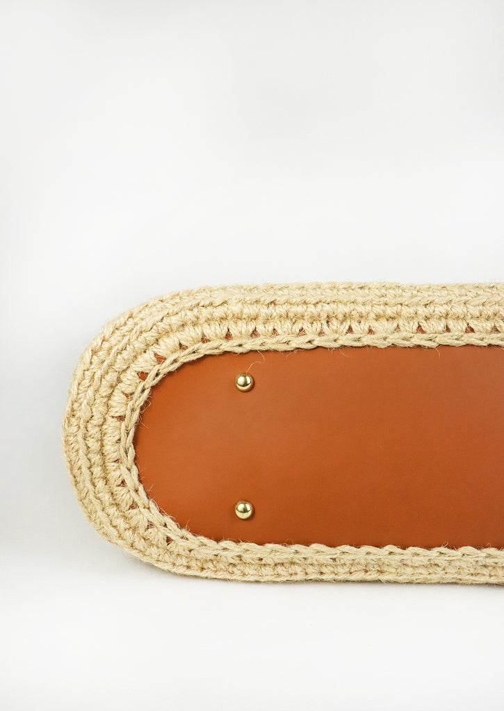  Handmade Jute Crossbody Bag - bottom