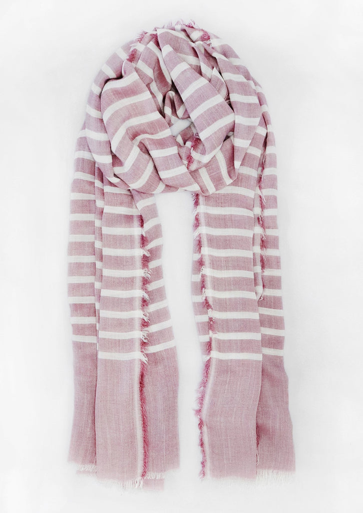 Blush Scarf on a white background 