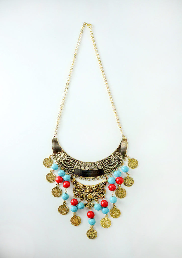 Balady Gypsy Necklace On a white background