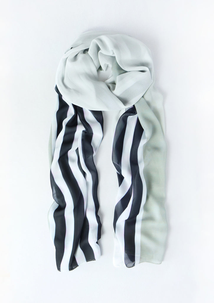 Retro Cabana Scarf on white background 