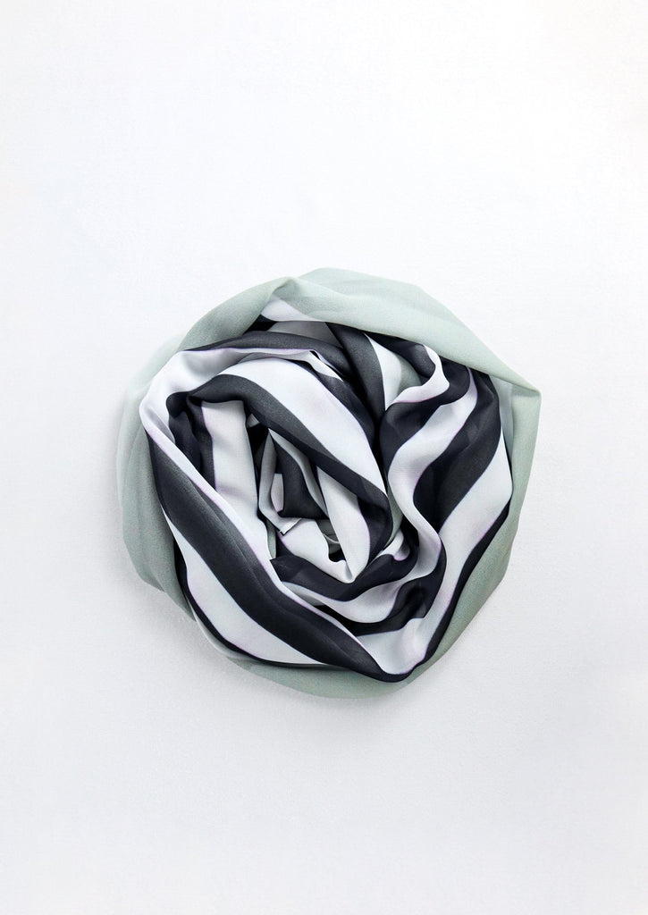 Retro Cabana Scarf on white background 