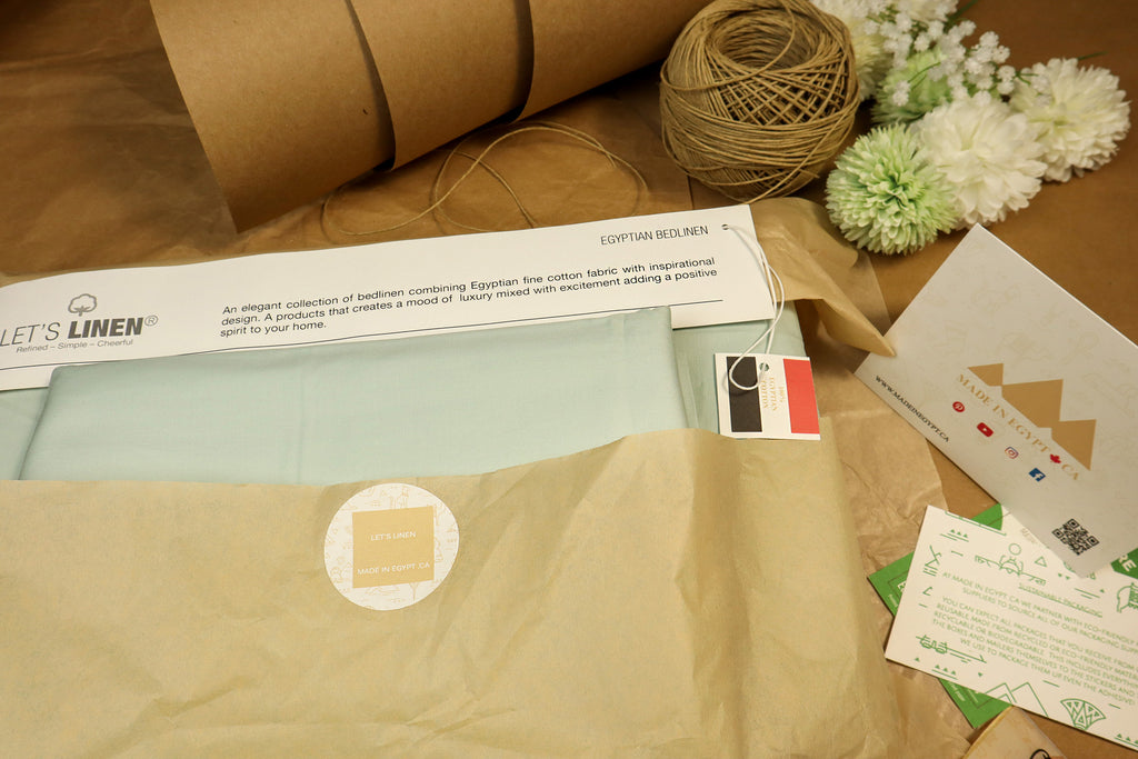 eco friendly packaging with sea salt sheet set 