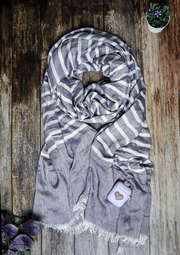 Lavendula Scarf on wood Background 