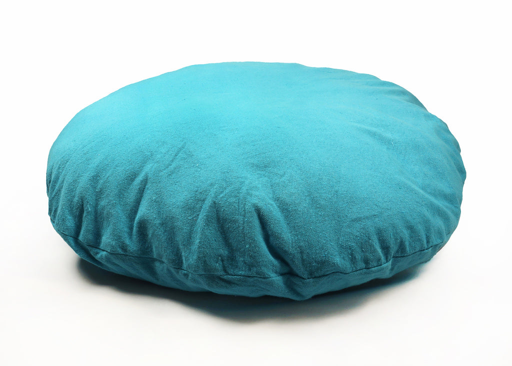 cushion of doughnut bed on white background 