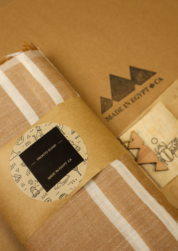 Eco friendly packaging for Macchiato Scarf 